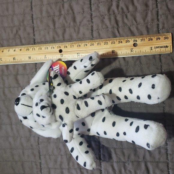 Two stuffed Animal-Dalmation mom and pup and Russ Berrie Black kitty Shadow - Picture 4 of 7